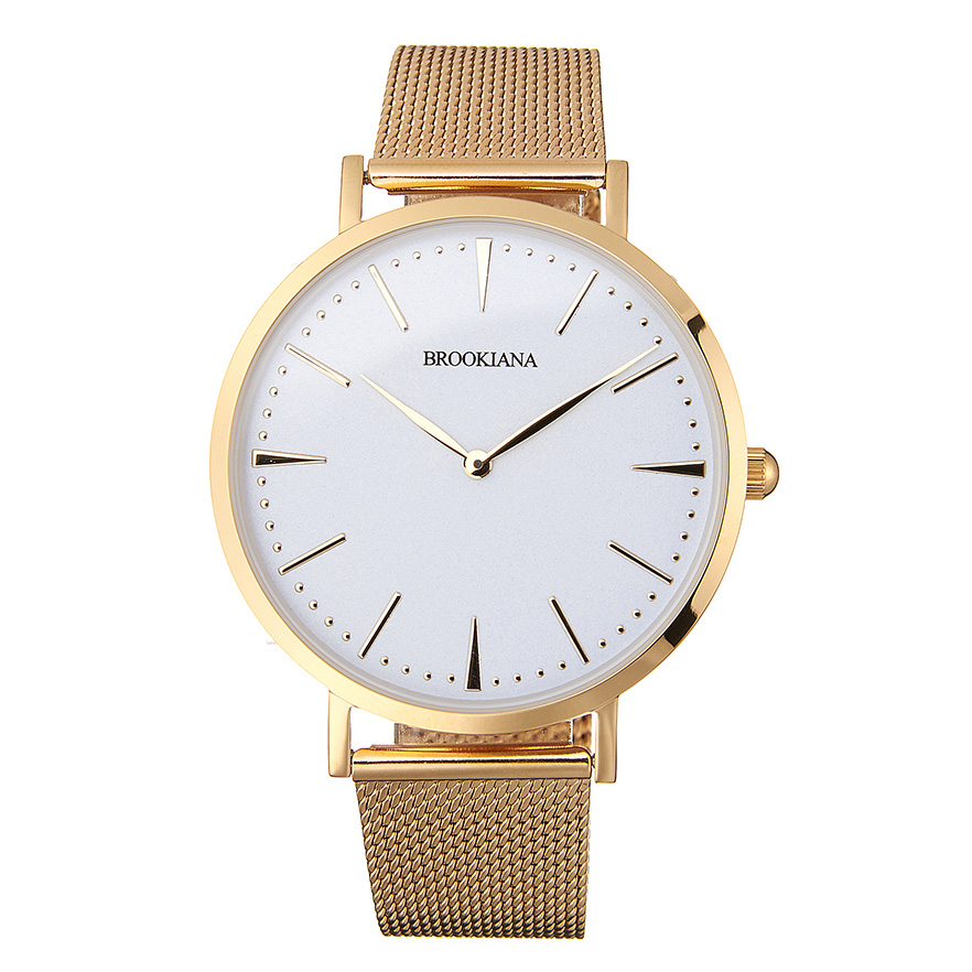 3000円 最上の品質な ブルッキアーナ 腕時計 レディース ROUND SLIM PEARL BA3101-RPBLNV